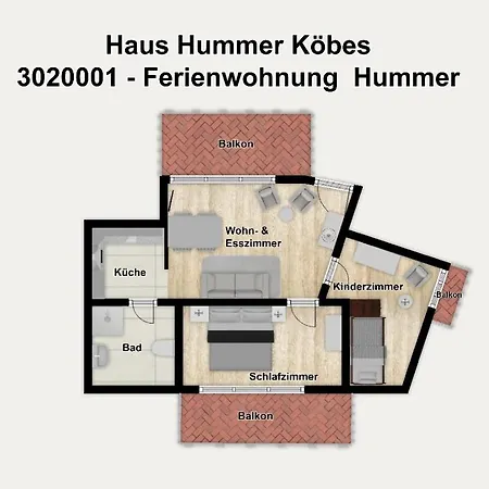 Haus Hummer Koebes Hummer Apartament
